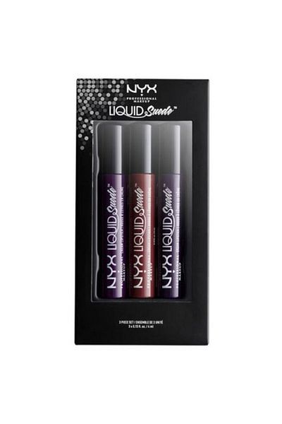 NYX Professional Makeup Sada 3 Rujuri Lichide Mate, NYX Professional Makeup, Tekutý semišový krém, 10