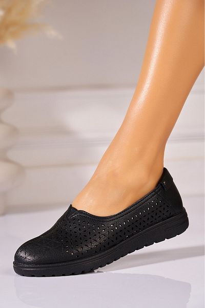 Joana Women's casual shoes in black, made of ecological leather, Jazzlyn