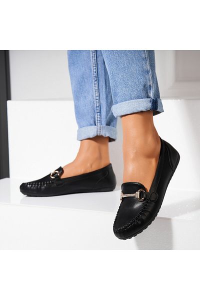 Joana Women's Casual Shoes Black Made of Savio Eco-Leather