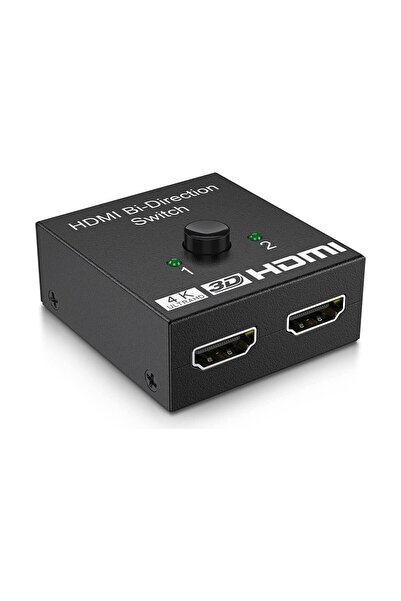 Pmr HDMI Switch 4K 3D Destekli HDMI Switch 2 Giriş 1 Çıkış veya 1 Giriş 2 Çıkış
