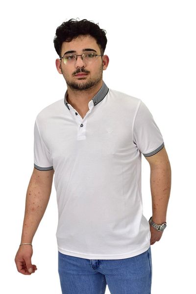 Raymons Ανδρικό μπλουζάκι Mercerized με γιακά πόλο 1000 BGL-ST04532