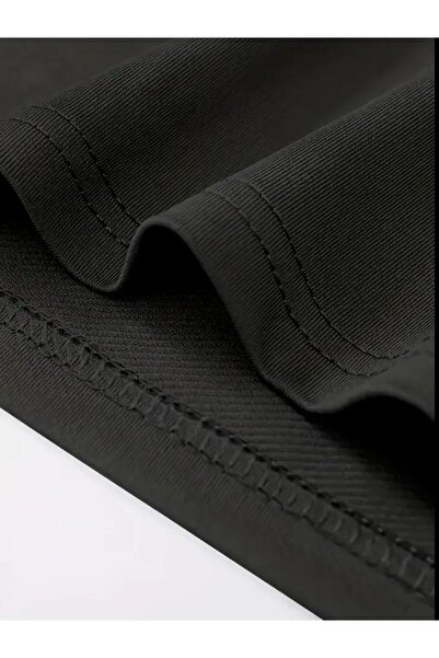 Framgan Erkek King Baskılı Siyah Şort T-Shirt Takım