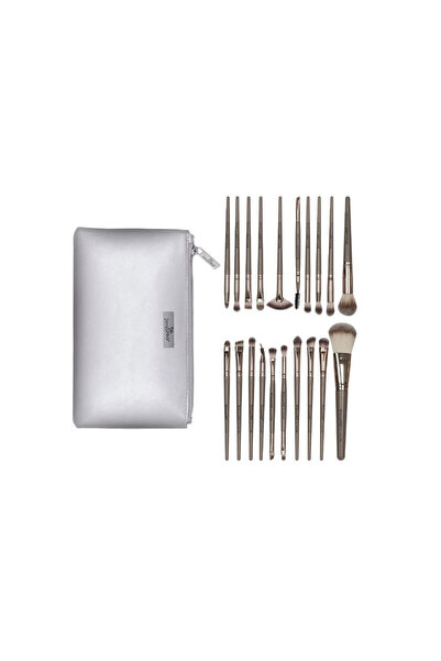 Makeup Σετ 20 πινέλων, SensoPro, Nude, Τσάντα περιλαμβάνονται