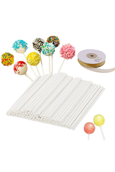 adin tasarım مجموعة صنع كيك بوبس من لولي بوب، 101 قطعة من عصا مصاصات كعكة الب...