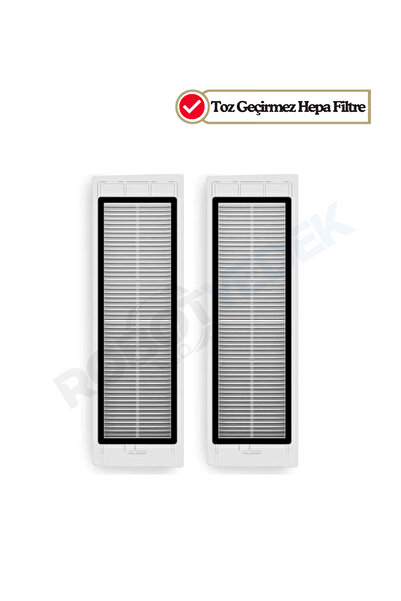 robotyedek Roborock S6 / S6 Pure - Set de 2 filtre Hepa, compatibil cu aspira...