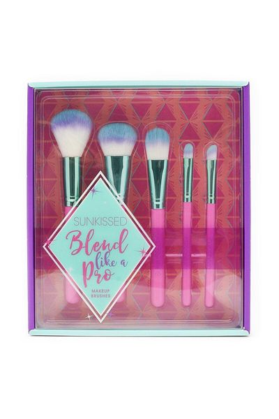 Sunkissed Set of 5 Sunkissed Blend Like A Pro Makeup Brushes