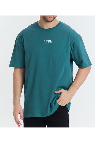 Uniquetex Oversize Τουρκικό εμπριμέ T-Shirt - Göktürk