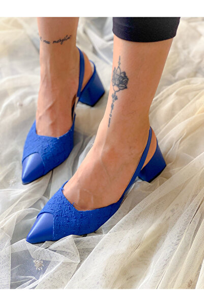 BERFONA SANDALE ALBA SAKS TUVIT CU TACĂ DE 5 CM