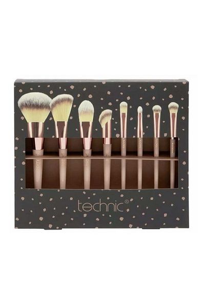 TECHNIC Set of 8 Makeup Brushes, , Brush Set