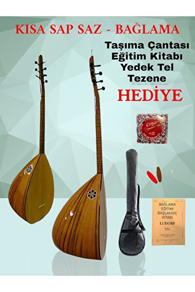 Ludorf Üst Kaliteli Kısa Saplı Bağlama - SAZ - TÜM HEDİYELERİ İLE BİRLİKTE.