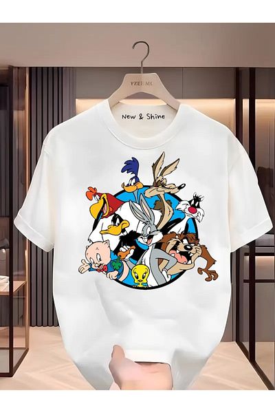 New Shine Μπλουζάκι με στάμπα Looney Tunes