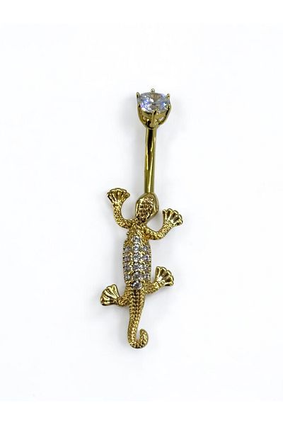 Takayrum Steel Stone Lizard Detailed Belly Piercing