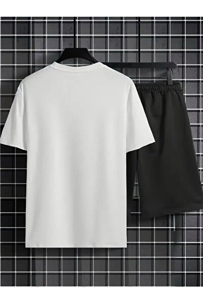 Framgan Erkek/Kadın Future (Gelecek) Baskılı Şort T-Shirt Takım