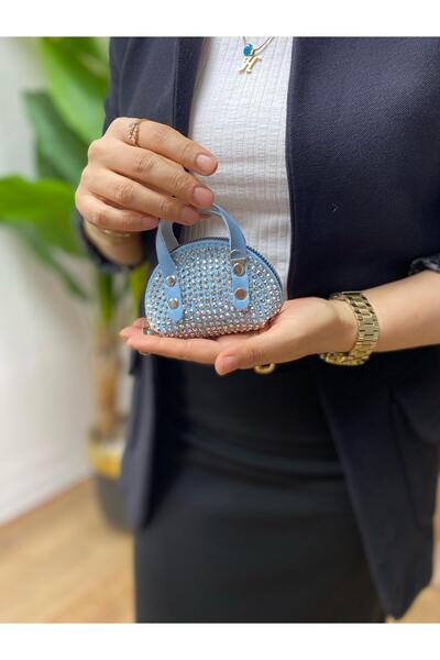 H&D COLLECTİON Taşlı Mini Çapraz Ve El Çantası Çok Kullanışlı Şık