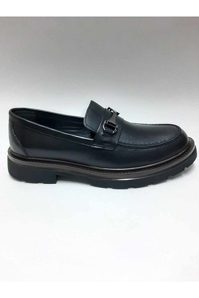 zeybek Men's Shoes - Genuine Leather Sexy Loafers Without Eye Chemistry