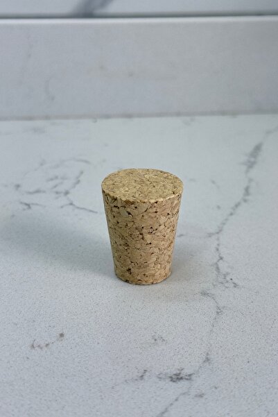 Albergio Konik Doğal Mantar Tıpa (10 ADET) El İle Takılan Şarap, Sirke ve Yağ Şişeleri İçin Uyumlu