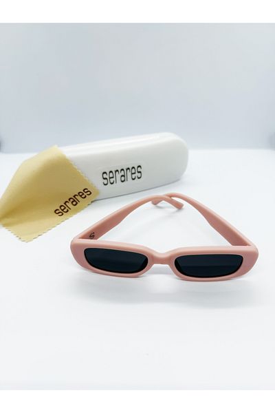 SERARES Light Pink Color Ufok400 Protected Children's Sunglasses 3-6 Years Light Model