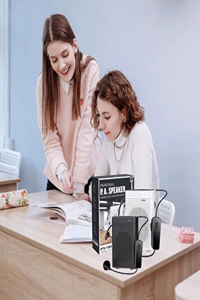 ULTRATEKNO Kablosuz Mikrofonlu Rehber Amfisi 3" Subwoofer Hoparlör Bluetooth Fm Usb Tf Kart Destekli Hoparlör