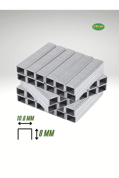 ÇİTAŞ 13/8 MANUEL ZIMBA TELİ 5000 ADET MEKANİK TABANCA UYUMLU (1 PAKET)
