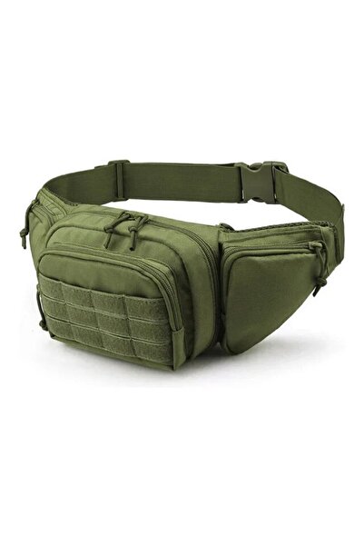 Choice حقيبة خصر تكتيكية CB219-Green من النايلون، حقيبة هاتف للمشي لمسافات طو...