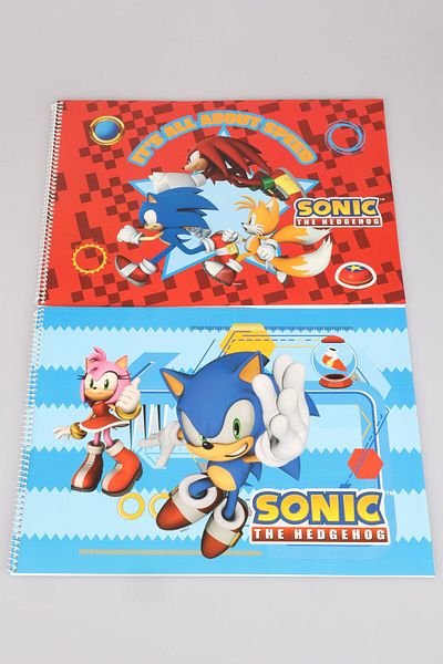 Sonic Sonci Lif Sonarli دفتر رسم كبير الحجم 24x34 سم 15 صفحة