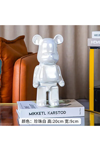 Choice تمثال دب جمالي من السيراميك على شكل دب عنيف مقاس 28 سم، تمثال حيواني، ...