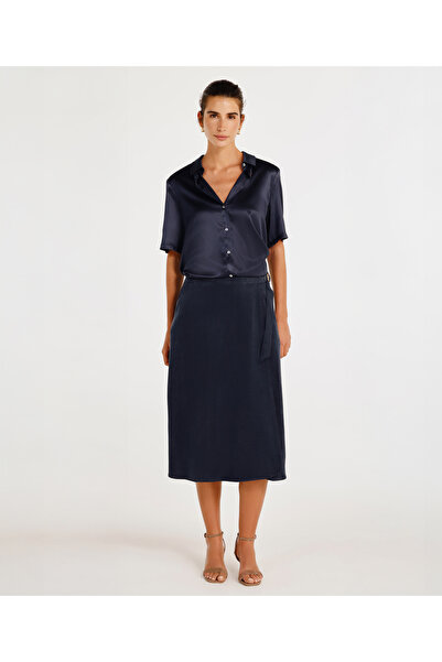 Yargıcı تنورة ميدي متدفقة