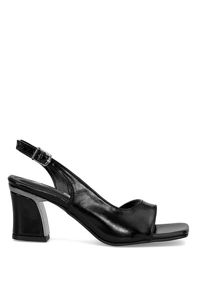 Ayakkabı Fuarı Elit Mst1051M Women's Classic Heeled Shoes Black
