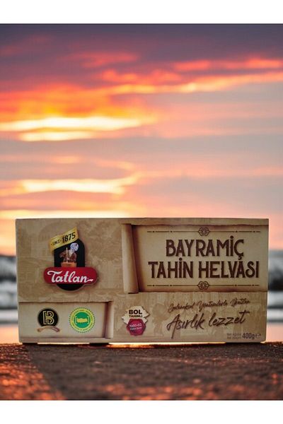 Tatlan 400 Gram Bayramic Tahini Halva 60-65% Tahini Content