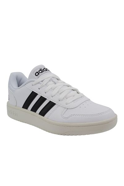 adidas Ανδρικά λευκά αθλητικά παπούτσια Hoops 2.0 (FY8629)