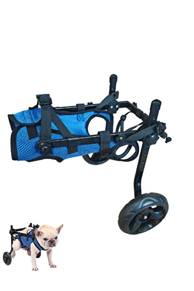 KidLe عجلتان قابلتان للتعديل للأرجل الخلفية المعوقة للكلاب/القطط/الحيوانات ال...
