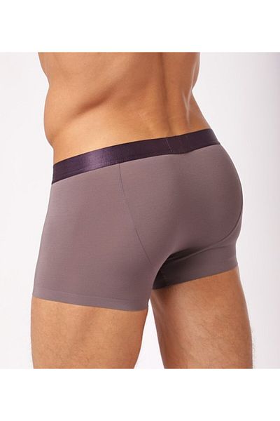 Emporio Armani Ανδρικό Soft Modal Περιεχόμενο Elastic Purple Boxer με λογότυπο