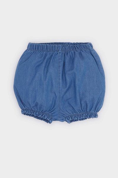 DeFacto Baby Girl 3-Piece Set Fruit Print Short Sleeve T-Shirt Soft Jean Shorts Headband E8363A525Sm