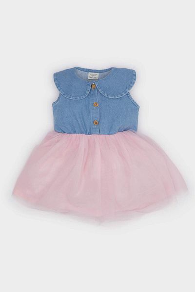 DeFacto Baby Girl Sleeveless Tutu Skirt Summer Dress Z8262A225Sm