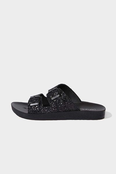 DeFacto Women's High Sole Faux Leather Slippers C7239Ax25Sm