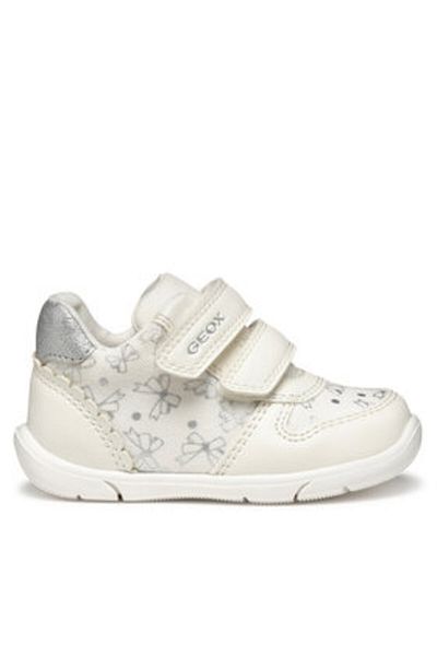 Geox adidași pentru fete B556DA-0AW54 alb