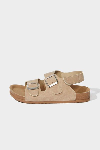 DeFacto Girl's Velcro Flat Sandals C2804A825Sm
