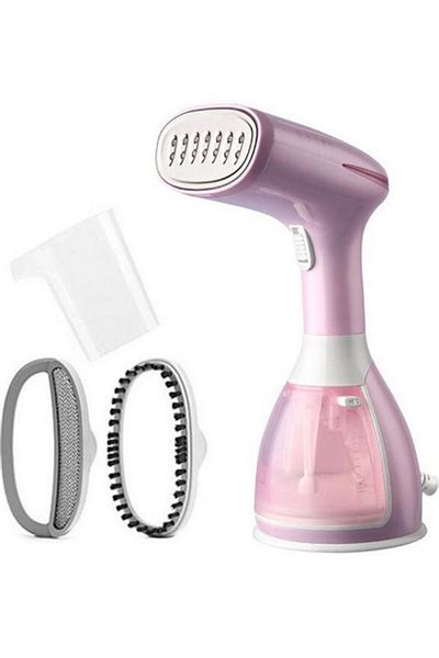 COOYA Garment Steamer, 1500W, 180 Rotatable Professional (Pink)