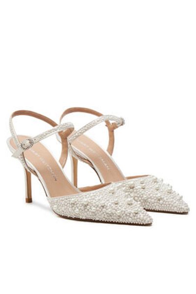 Stuart Weitzman women's sandals SI822 white