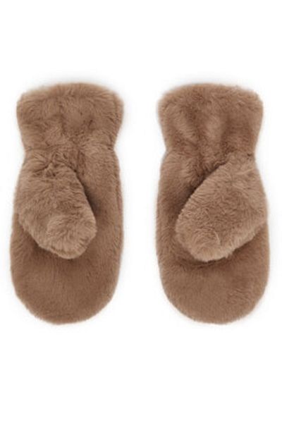PIECES women's gloves 17152455 brown
