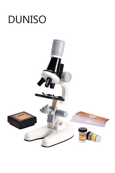 Generic Duniso Kids Microscope Set Beginner Microscope Set With Led 100x, 400x And 1200x Magnification
