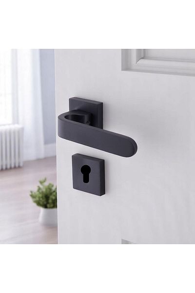 Badem10 (1 Set) Black Suitable for Right Left Hand Karayla Door Handle Mat