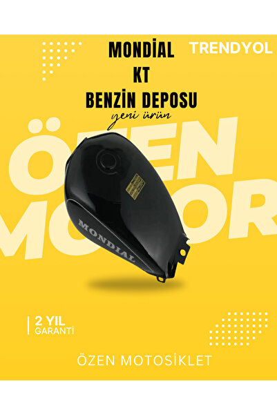 Mondial Kt Benzin Deposu (SİYAH) 125-150 Seyhan Benzin Deposu