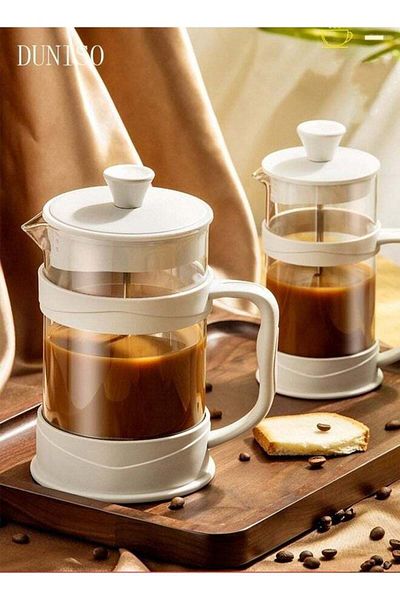 Generic Duniso Pillow Coffee And Tea Pot Heat Resistant Borosilicate Glass Coffee Press