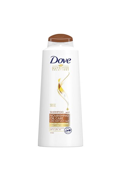 Dove Nourishing Oil Shampoo 600 ml Frizz-Free Shine with Nutri-Oils | Smooth & Soft Hair Daily