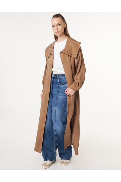 Kayra Lyocell Wear-Out Tobacco with Snap Closure