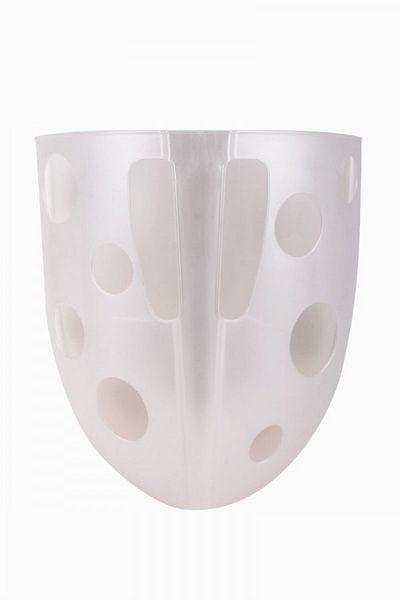 TechNokta Bath Toy Storage Basket, Technok, With Suction Cups, White