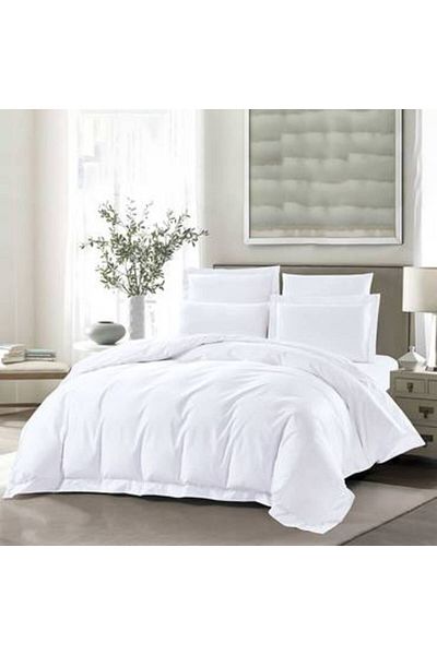 Pazar Home Bedding مفرش نفرين بحشوة غير ثابتة متكون من 7 قطع قطني من 300 غرزة