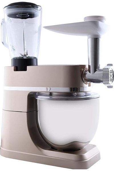 JANO 7l 1200w Electric Hyper Mixer 5 In 1 (MEAT GRINDER, 1.5L GLASS BLENDER) 5 Speed Control - E02216