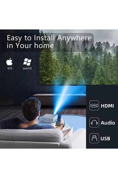 TFlag Us Plug Projector Global L36p Projector Full Hd 1080p 4k Wifi Mini Led Portable Projetor 2.4g